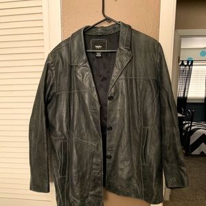 Women’s leather coat